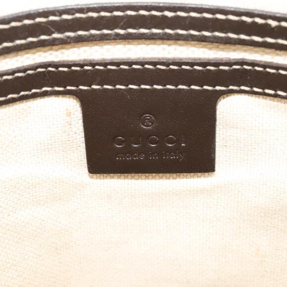 GUCCI GG Supreme Shoulder Bag Pvc Beige Gold - Picture 15 of 16